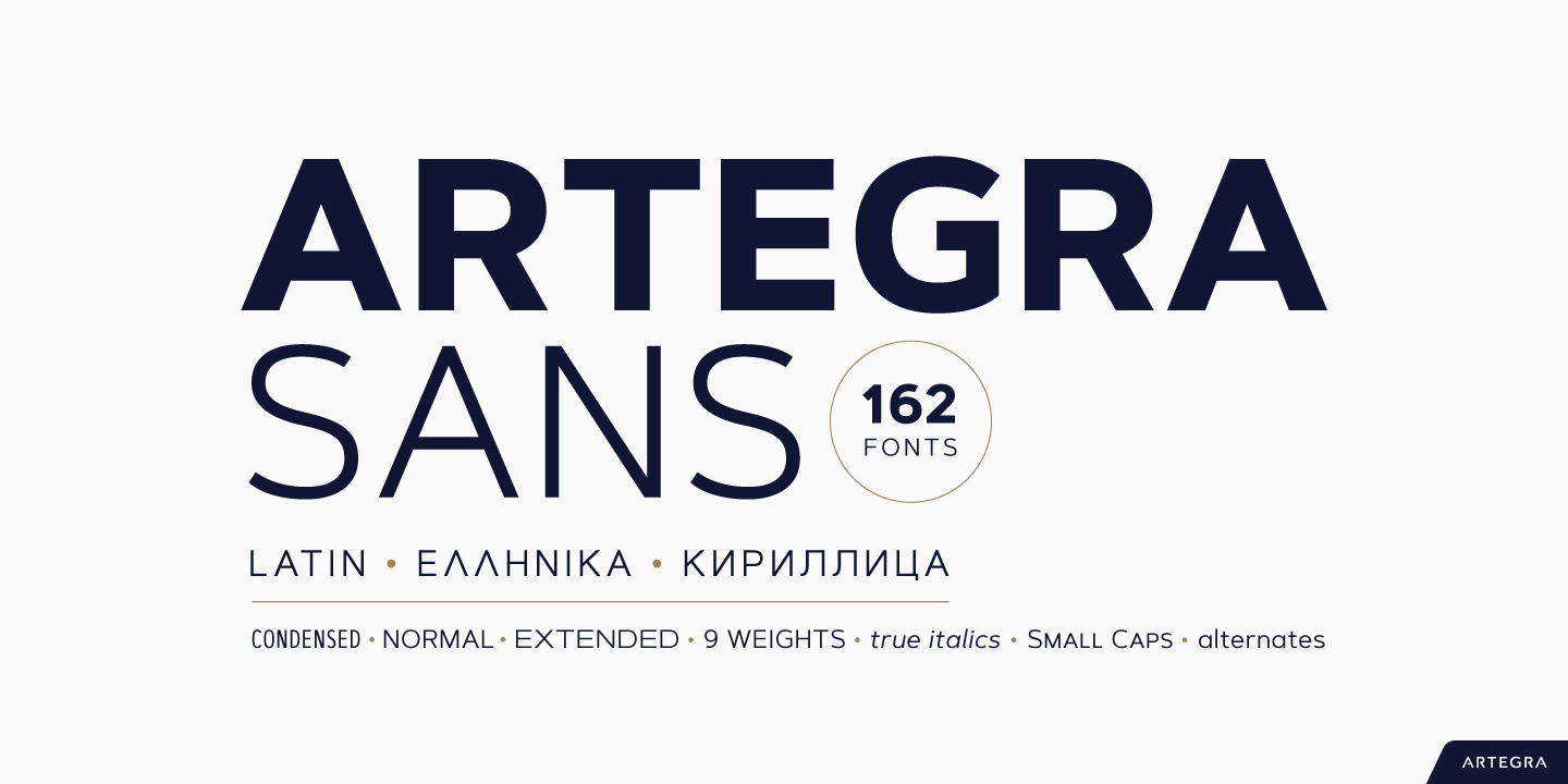 Czcionka Artegra Sans Alt